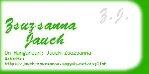 zsuzsanna jauch business card